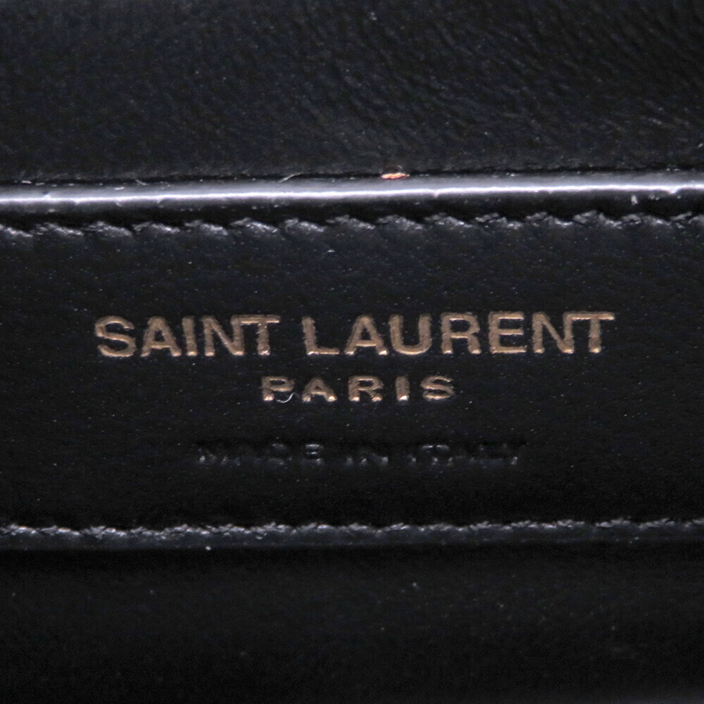 Saint Laurent Paris Shoulder Bag Hobo Patent Vernis Leather Black - Picture 11 of 12